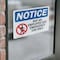 Signmission Not An Employee Exit Emergency Sign With Symbol, 7 in W x Rectangle, Vinyl Decal OS-2PACK-NS-D-57-L-15141 - alternate 4